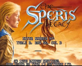 The Speris Legacy (AMIGA)