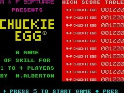 Chuckie Egg (AMIGA)