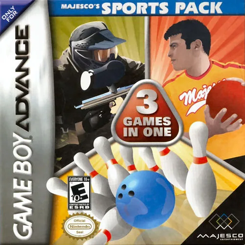 3-in-1 Sports Pack: Paintball Splat! / Dodgeball Dodge This! / Big Alley Bowling (GBA)
