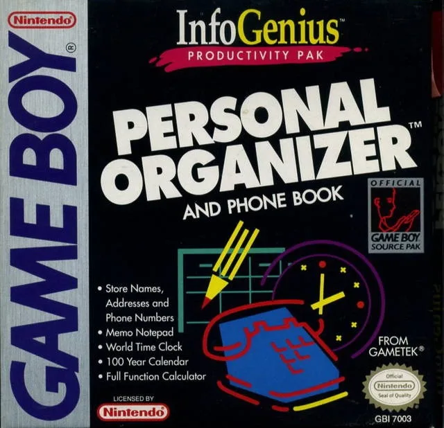 InfoGenius Productivity Pak: Personal Organizer and Phone Book (GB)