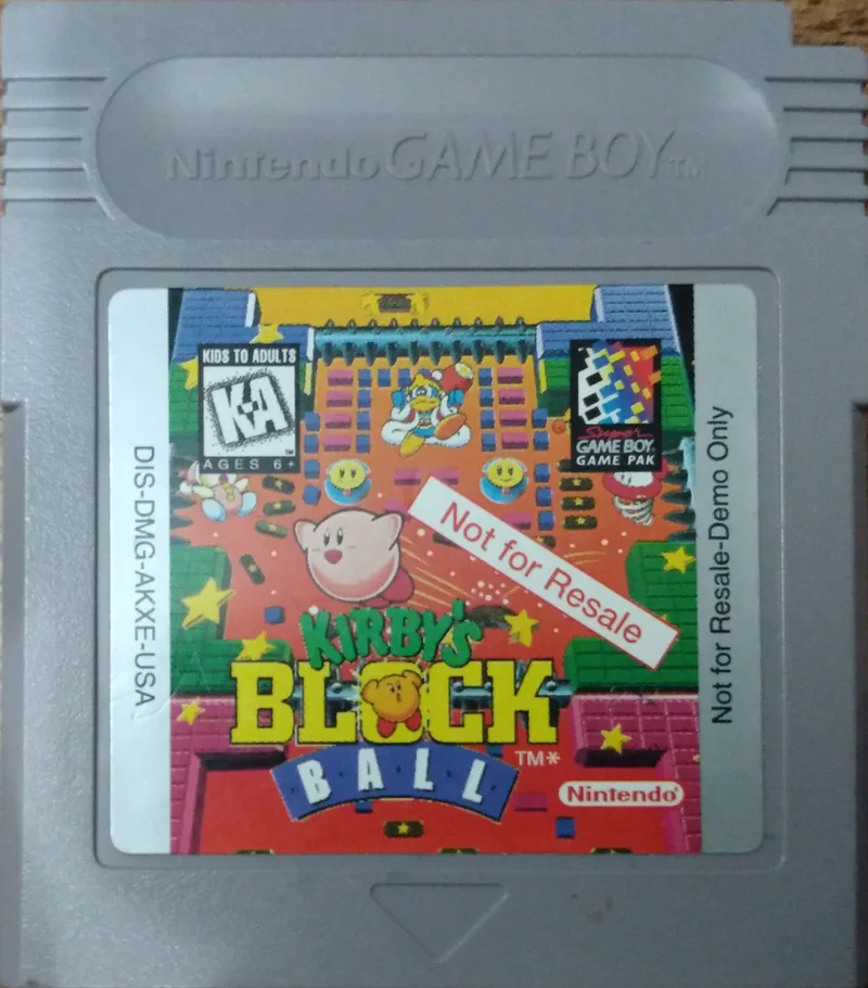 Kirby's Block Ball [Not For Resale]