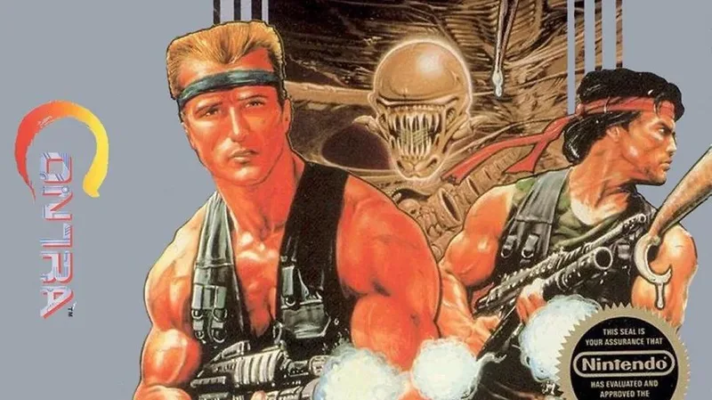 Contra (1987) (NES)