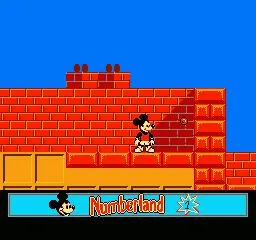 Mickey's Adventures in Numberland (NES)