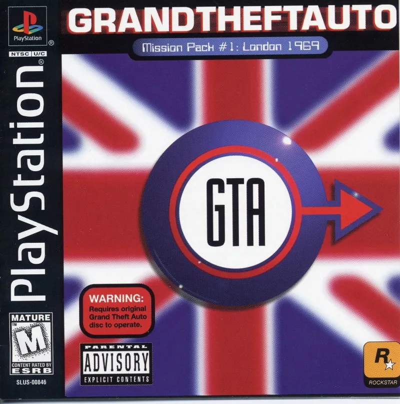 Grand Theft Auto Mission Pack #1: London 1969 (PS1)