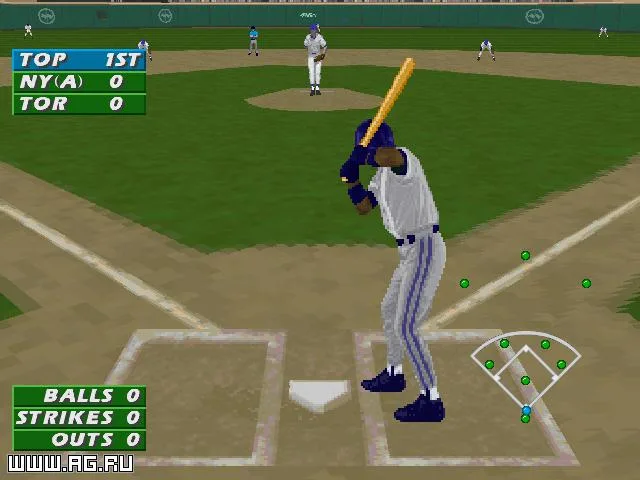 Frank Thomas Big Hurt Baseball (PS1)
