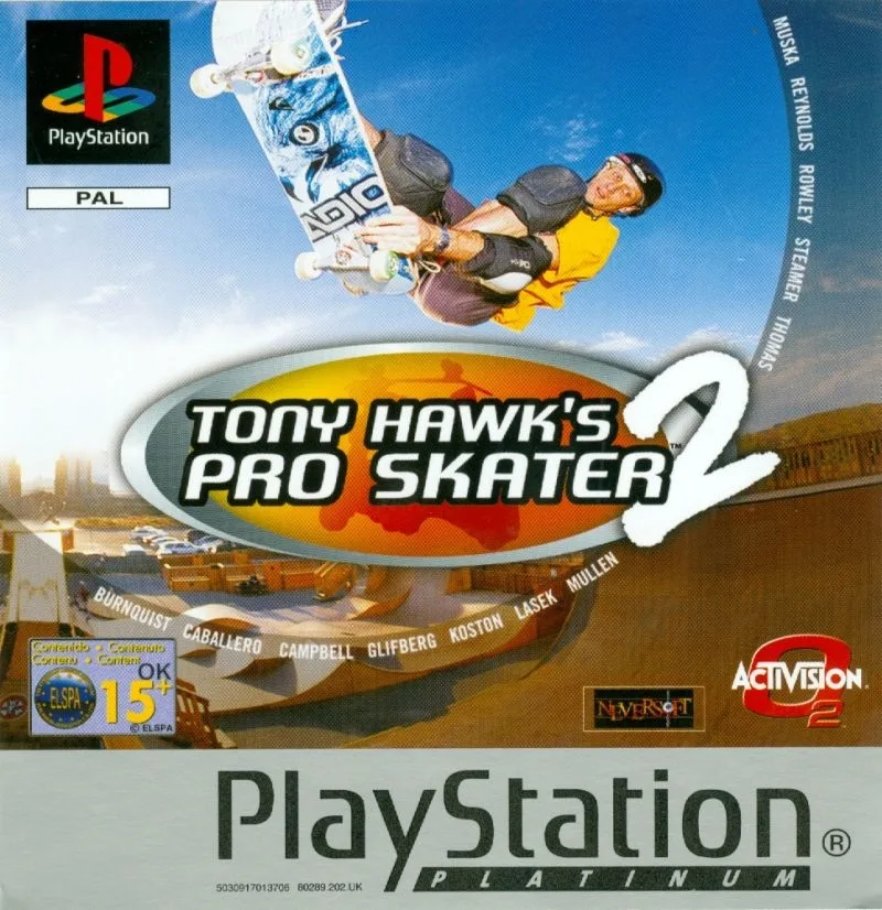 Tony Hawk's Pro Skater 2 [Platinum] (PS1)
