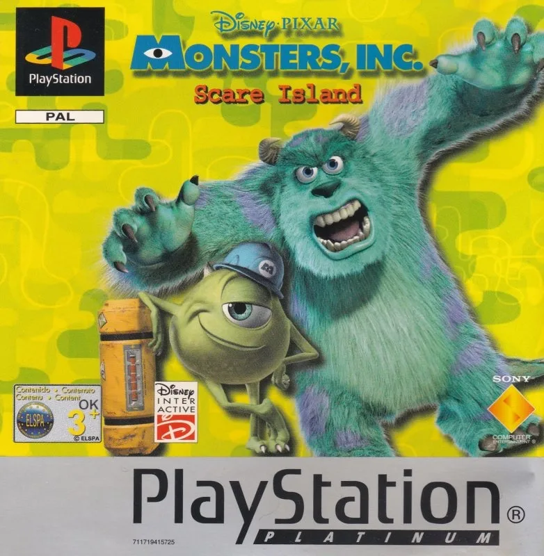 Monsters, Inc. Scare Island [Platinum] (PS1)