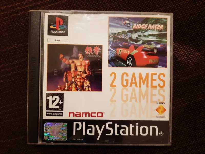 2 Games Tekken + Ridge Racer (PS1)