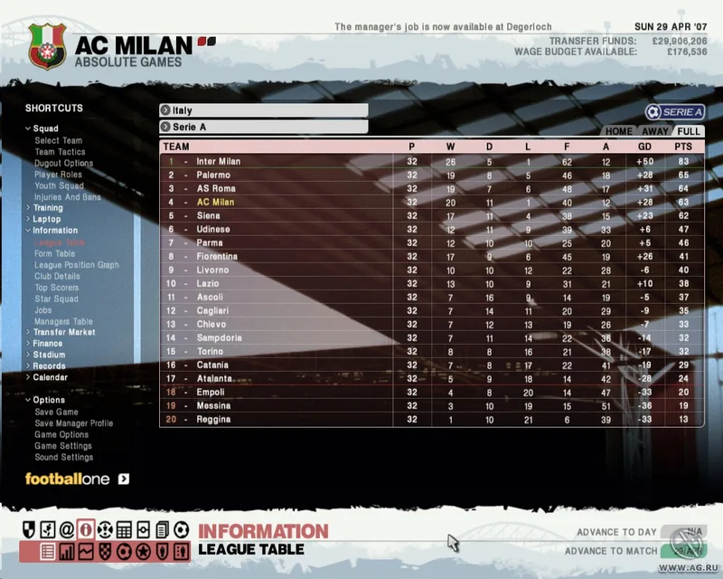 LMA Manager 2007 (PS2)
