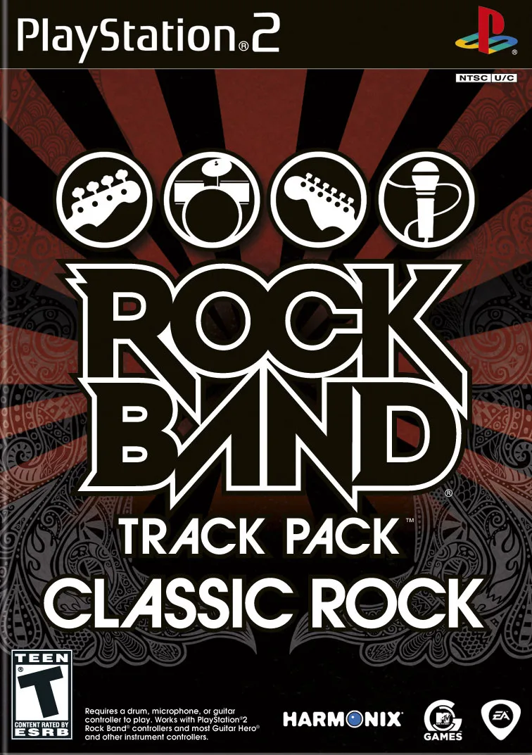 Rock Band Track Pack: Classic Rock (PS2)