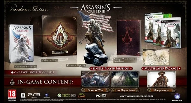 Assassin's Creed III [Freedom Edition] (PS3)