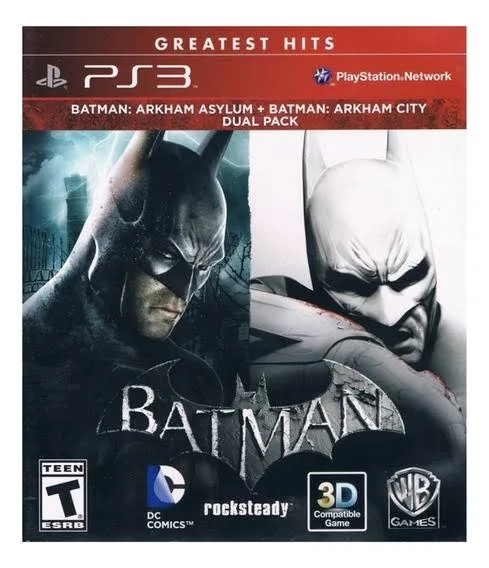 Batman: Arkham Asylum And Batman: Arkham City Dual Pack (PS3)