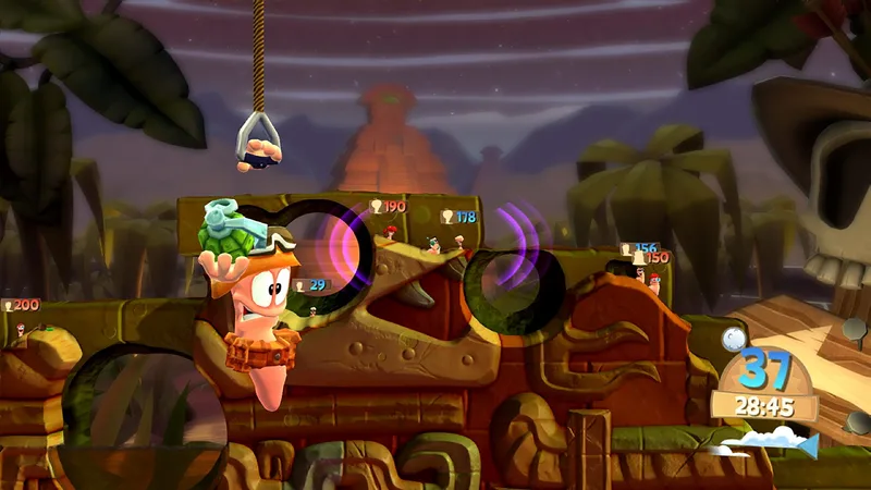 Worms Battlegrounds + Worms W.M.D (PS4)