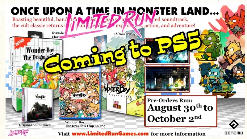 Wonder Boy The Dragon's Trap [Collector's Edition] (PS5)