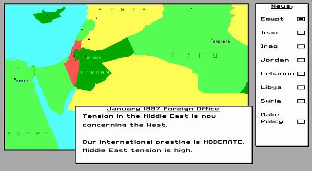 Conflict: Middle East Political Simulator