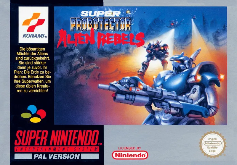 Super Probotector: Alien Rebels (SNES)