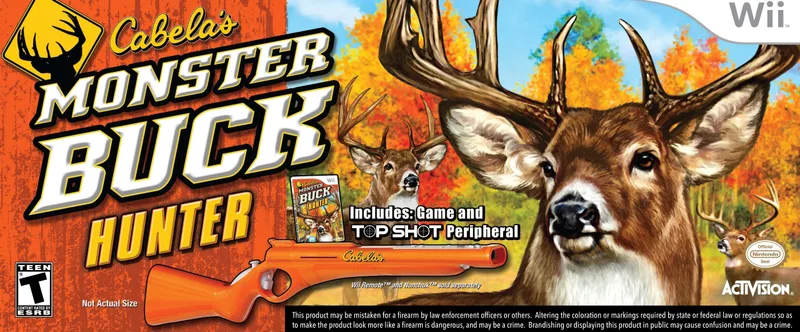Cabela's Monster Buck Hunter [Gun Bundle] (WII)