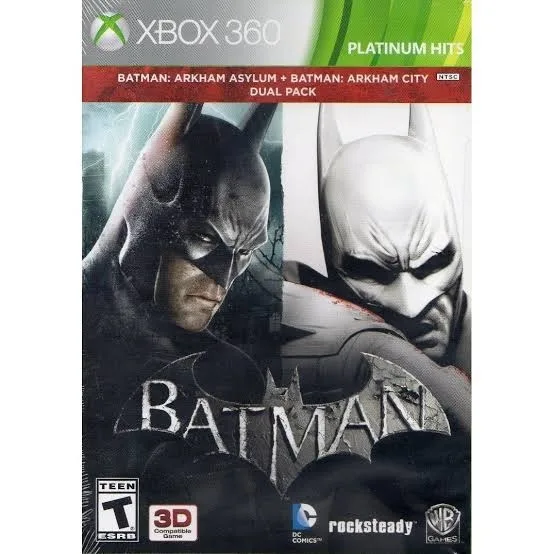 Batman: Arkham Asylum + Batman: Arkham City Dual Pack (X360)