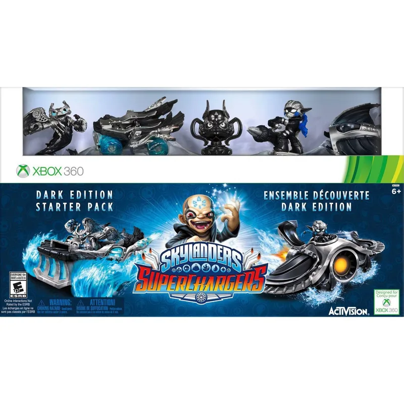 Skylanders SuperChargers [Dark Edition Starter Pack] (X360)