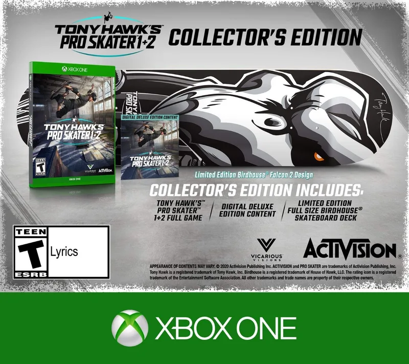 Tony Hawk's Pro Skater 1 + 2 - Collector's Edition (XONE)
