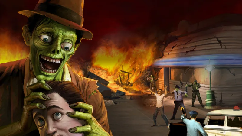 Stubbs the Zombie in Rebel Without a Pulse (XBOX)